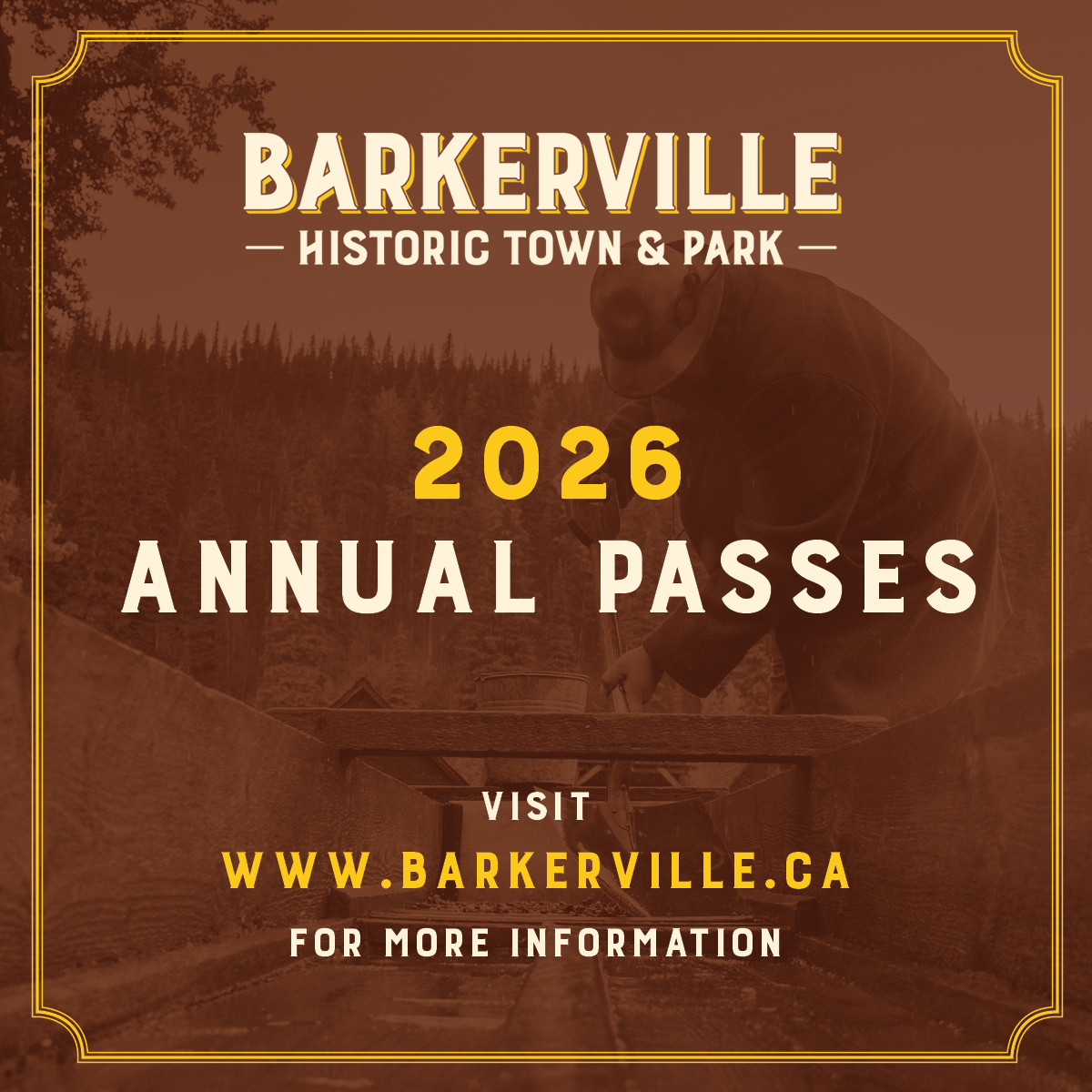 Annual Pass to Barkerville 2026