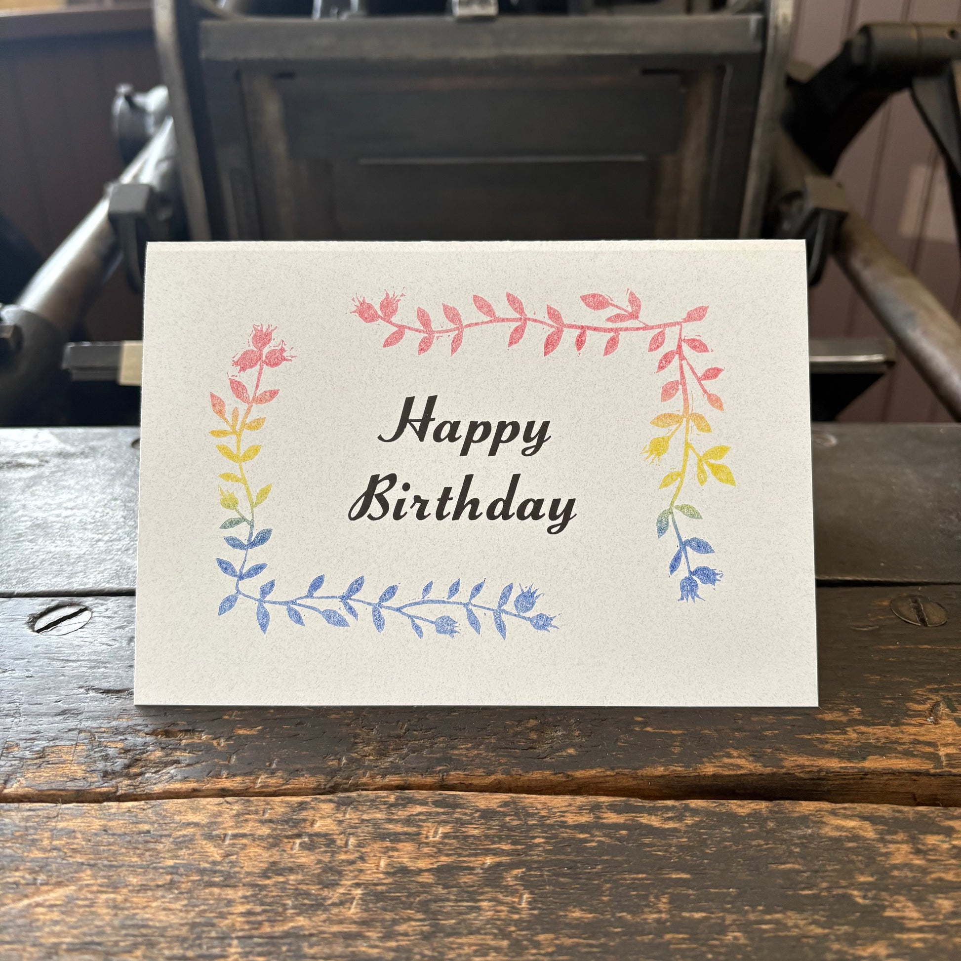 Happy Birthday/Anniversary - Letterpress Cards