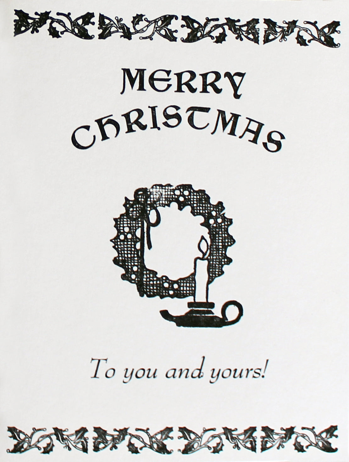 Christmas - Letterpress Cards