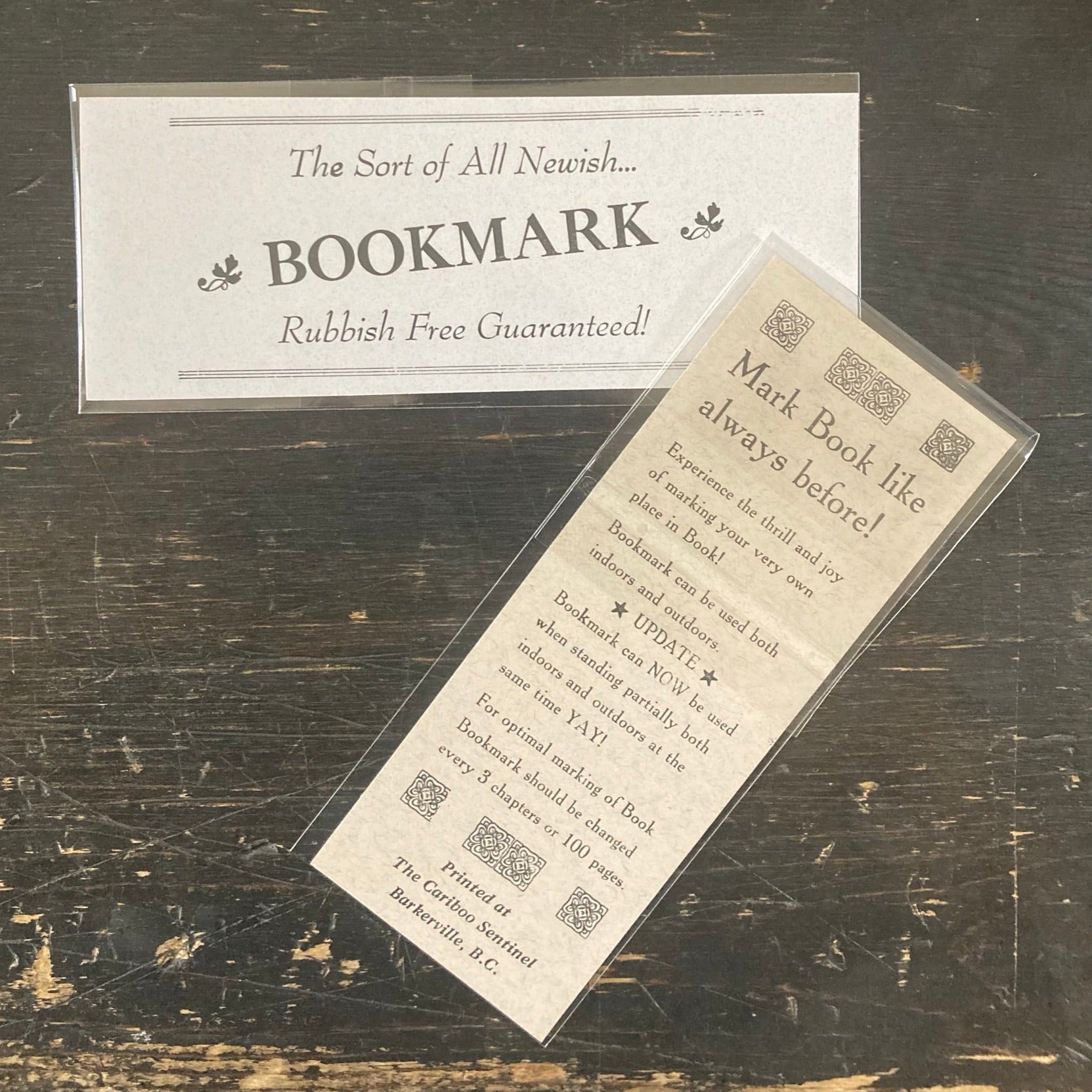 Letterpress Bookmarks